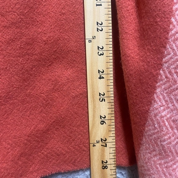 Universal Thread Womens OSFM One Size Poncho Sweater Orange New - Picture 6 of 10